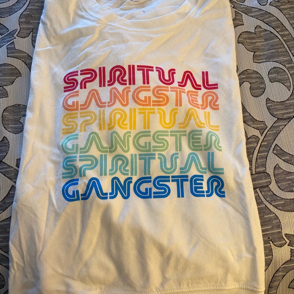 Spiritual Gangster cropped lightweight sweatshirt